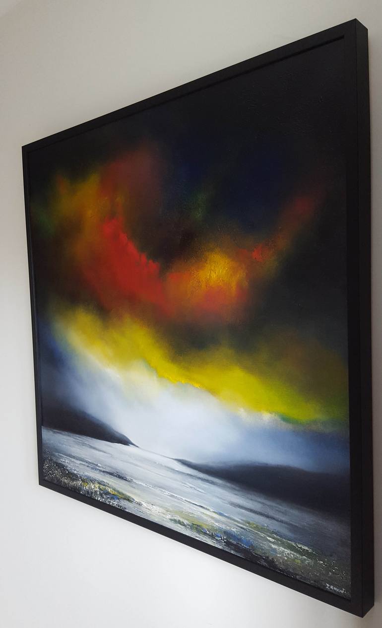 Original Abstract Seascape Painting by Isabelle Amante