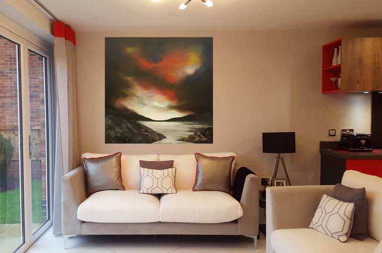 Original Abstract Seascape Painting by Isabelle Amante