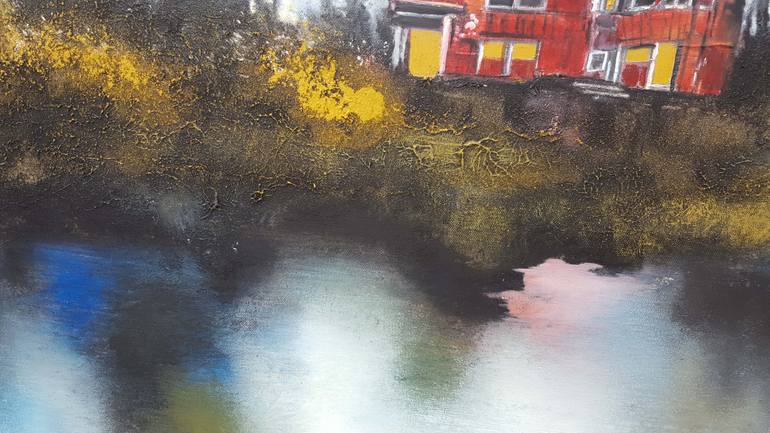 Original Abstract Landscape Painting by Isabelle Amante
