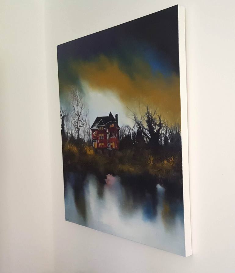 Original Abstract Landscape Painting by Isabelle Amante