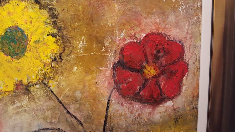 Original Floral Painting by Isabelle Amante