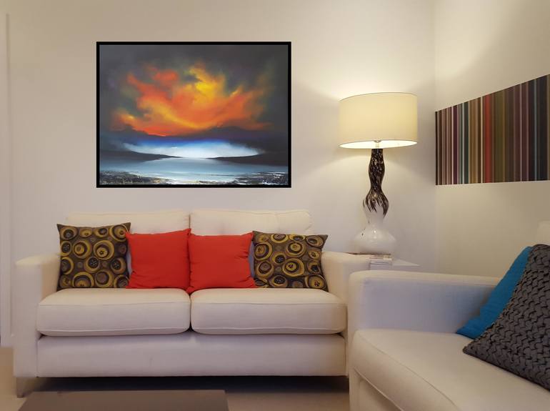 Original Abstract Seascape Painting by Isabelle Amante