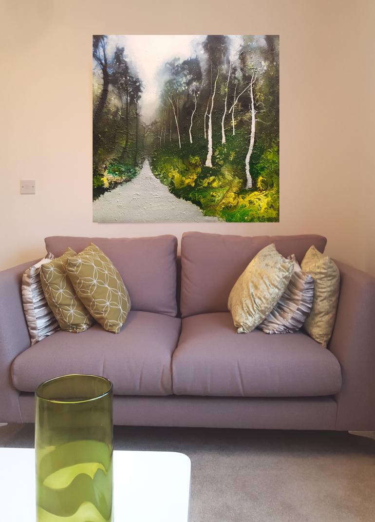 Original Abstract Landscape Painting by Isabelle Amante