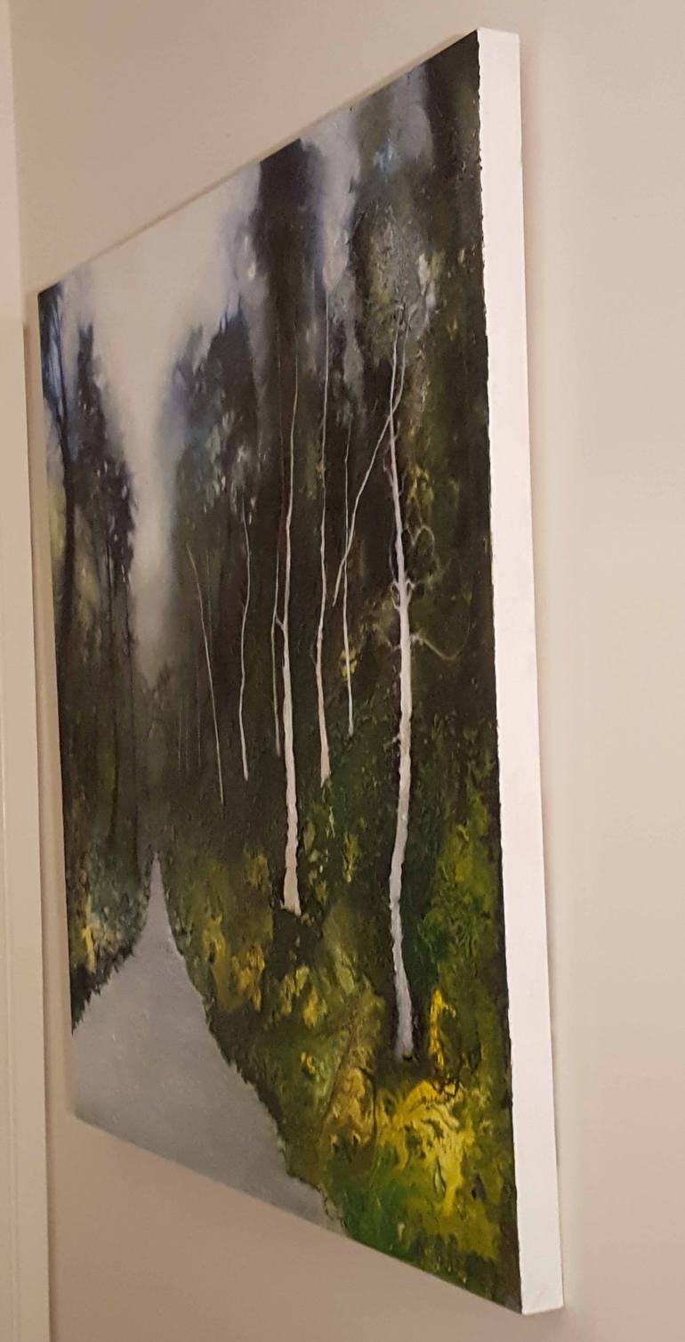 Original Abstract Landscape Painting by Isabelle Amante