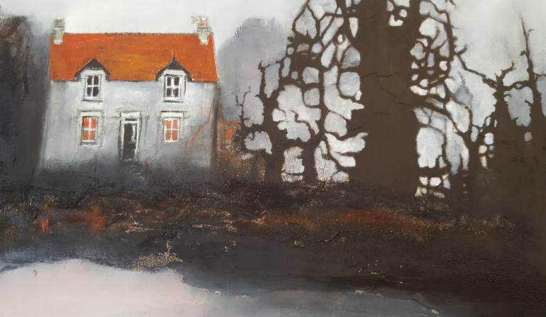 Original Abstract Expressionism Landscape Painting by Isabelle Amante