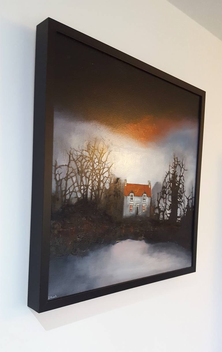 Original Abstract Expressionism Landscape Painting by Isabelle Amante