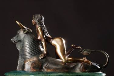 Original Classical mythology Sculpture by Krasimir Krastev