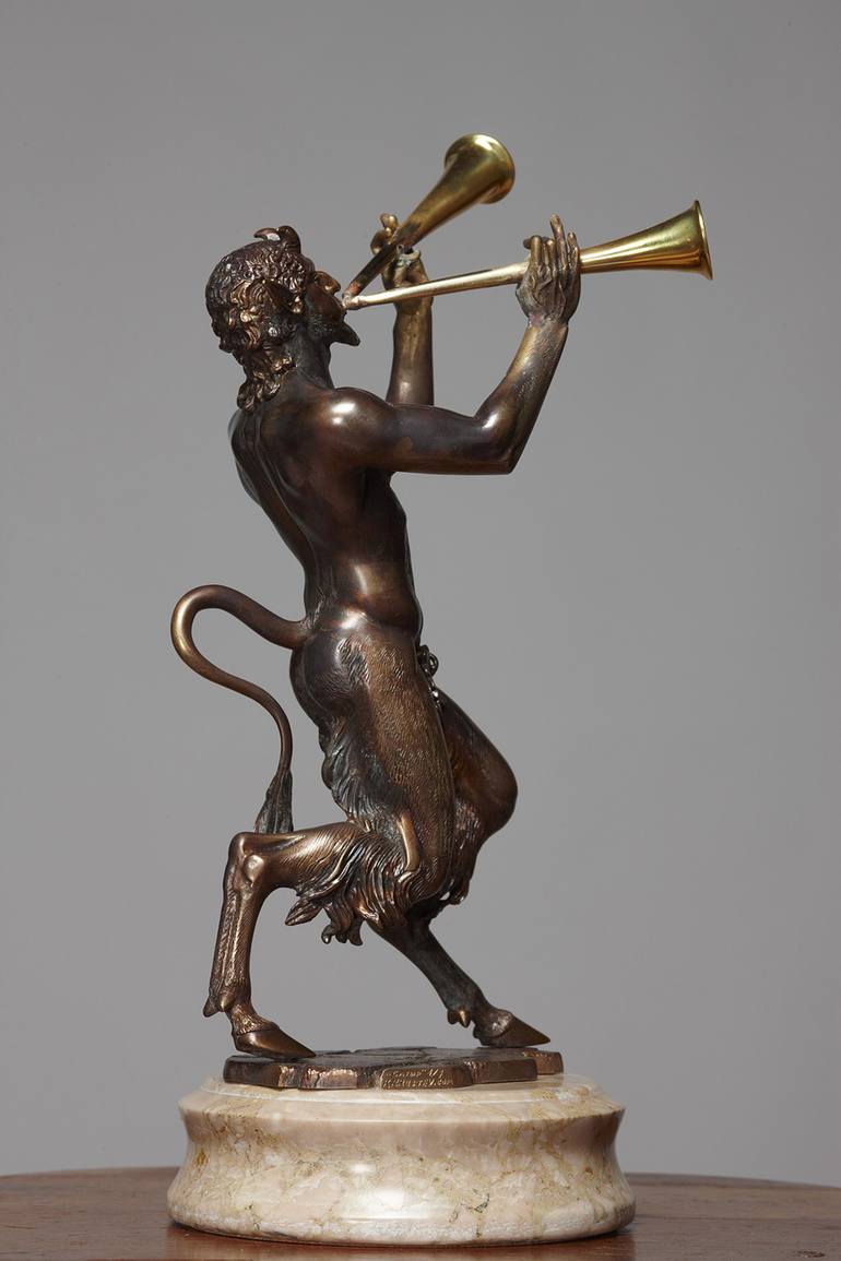Original bronze Classical mythology Sculpture by Krasimir Krastev