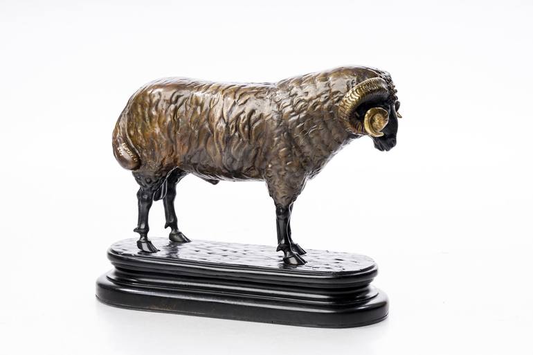 Original Fine Art Animal Sculpture by Krasimir Krastev