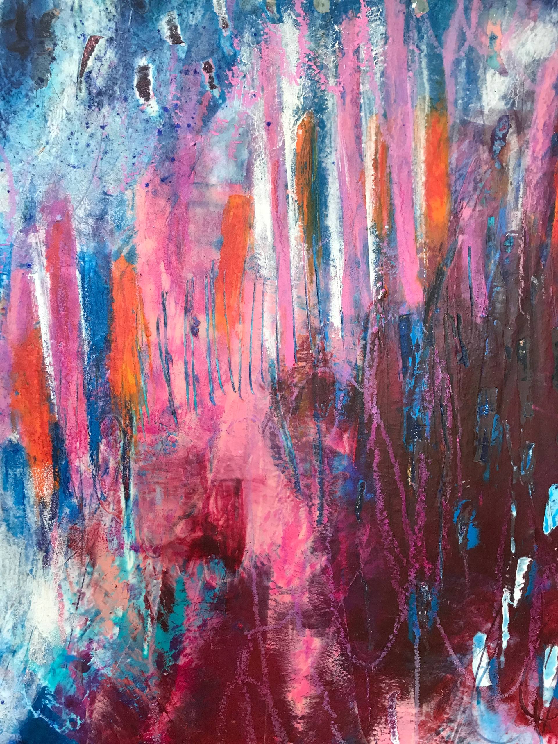 WHERE ANGELS TREAD Painting by Jorge Antonio Saenz | Saatchi Art