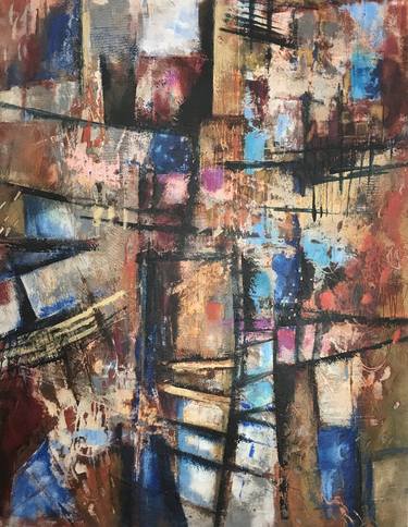 Original Expressionism Abstract Paintings by Jorge Antonio Saenz