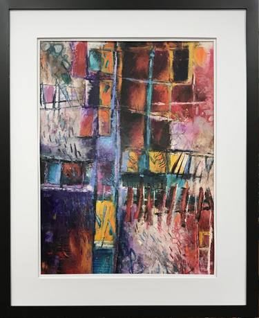 Original Abstract Painting by Jorge Antonio Saenz