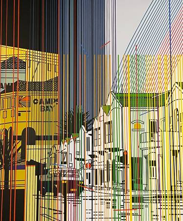 Print of Abstract Cities Digital by Mona Vayda