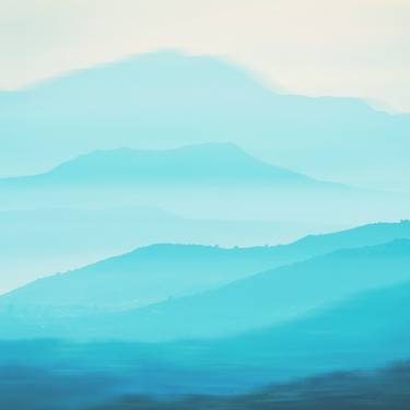 Original Abstract Landscape Digital by Mona Vayda