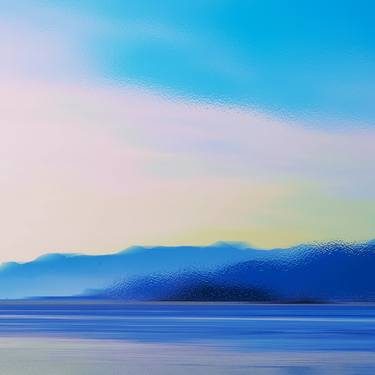 Original Abstract Seascape Digital by Mona Vayda