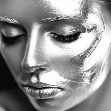 Print of Abstract Portrait Digital by Mona Vayda