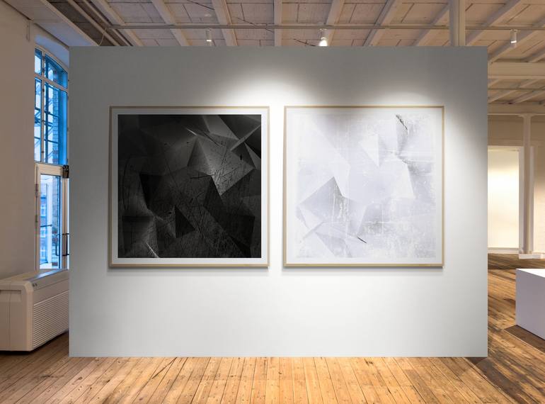 Original Abstract Geometric Digital by Mona Vayda
