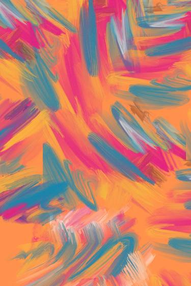 Original Fine Art Abstract Digital by Mona Vayda