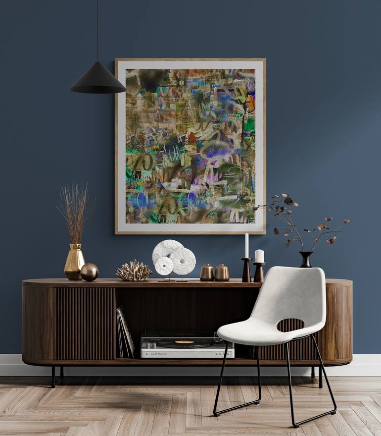 Original Modernism Abstract Digital by Mona Vayda