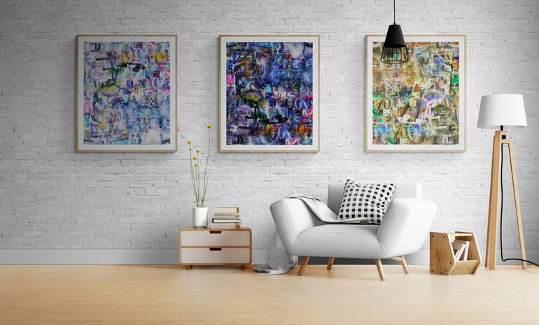 Original Modernism Abstract Digital by Mona Vayda