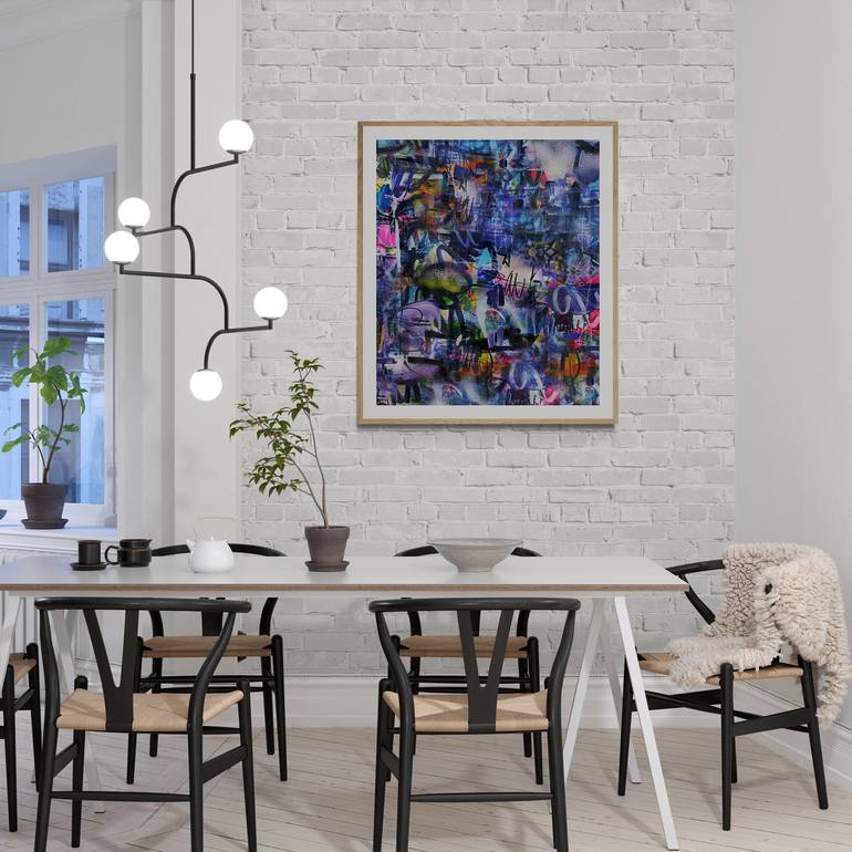 Original Modernism Abstract Digital by Mona Vayda