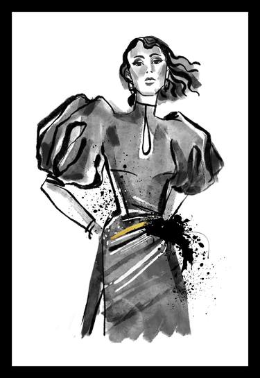 Print of Portraiture Fashion Digital by Mona Vayda