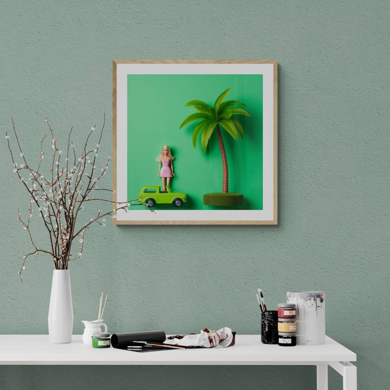 Original Abstract Landscape Digital by Mona Vayda
