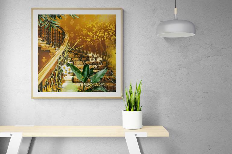Original Abstract Architecture Digital by Mona Vayda