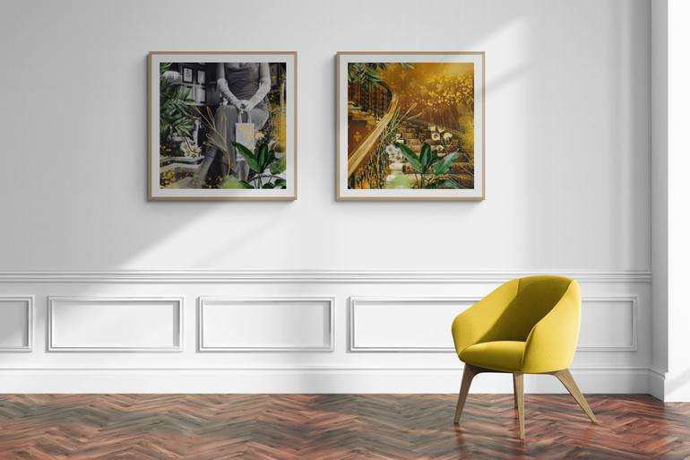 Original Abstract Architecture Digital by Mona Vayda