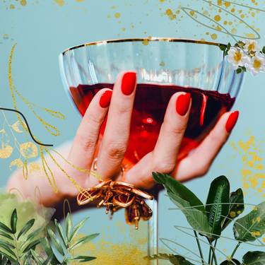 Original Abstract Food & Drink Digital by Mona Vayda