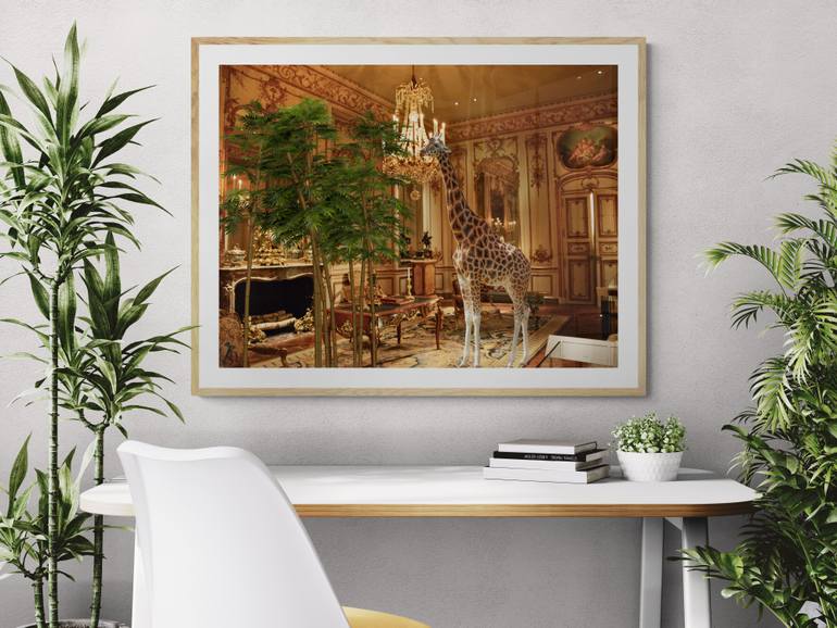 Original Abstract Animal Digital by Mona Vayda