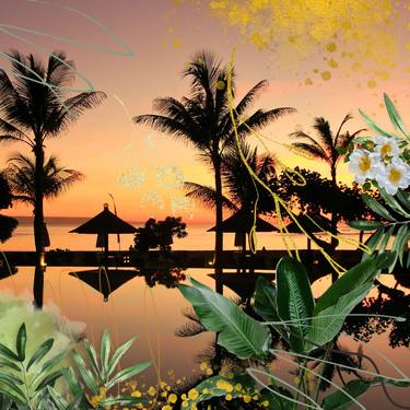 Original Abstract Seascape Digital by Mona Vayda