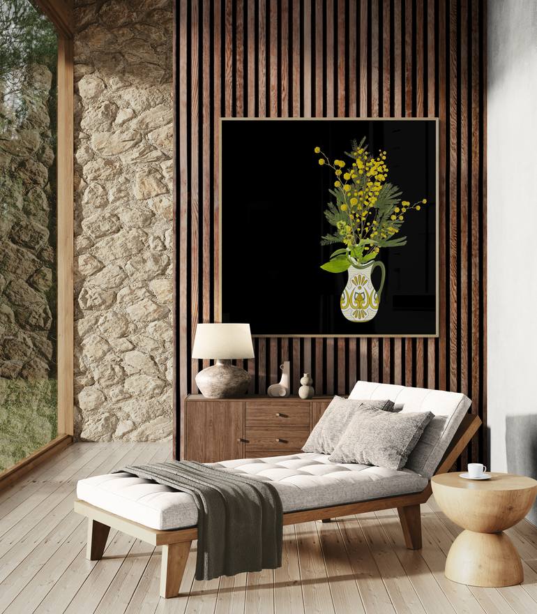 Original Abstract Still Life Digital by Mona Vayda