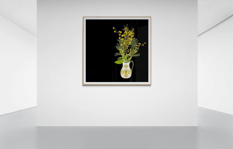 Original Abstract Still Life Digital by Mona Vayda