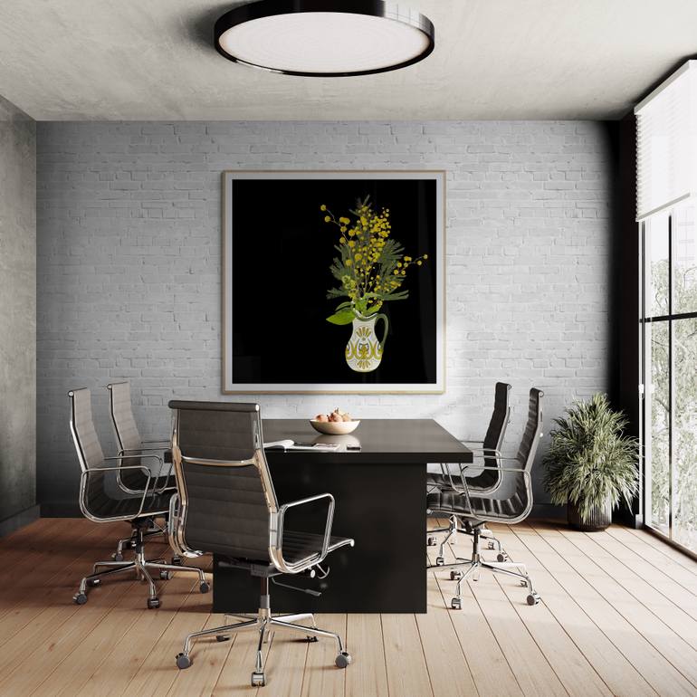 Original Abstract Still Life Digital by Mona Vayda