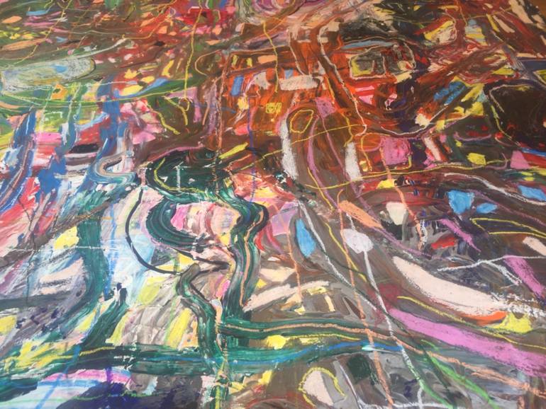 Original Abstract Expressionism Abstract Digital by Mona Vayda