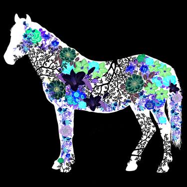 Original Conceptual Horse Digital by Mona Vayda