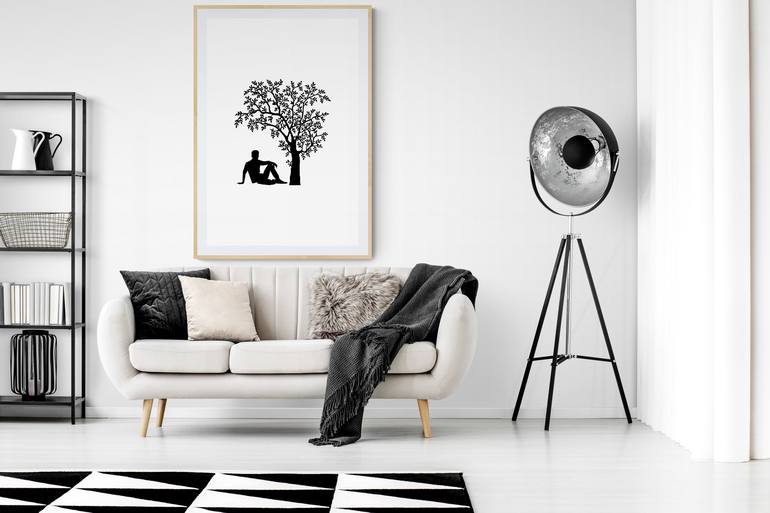 Original Abstract Tree Digital by Mona Vayda