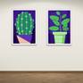 From left to right: Colourful Still Life Series No. 7 & No. 1