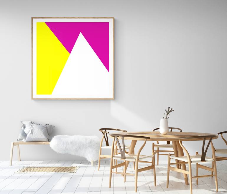 Original Abstract Geometric Digital by Mona Vayda