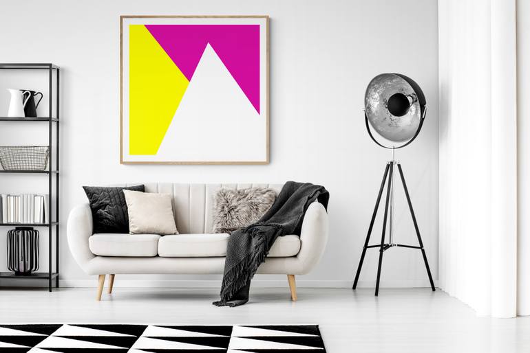 Original Abstract Geometric Digital by Mona Vayda