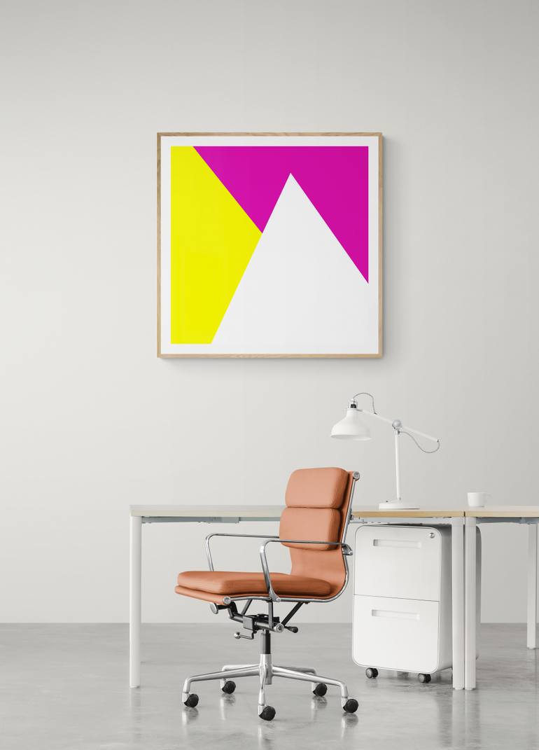 Original Abstract Geometric Digital by Mona Vayda
