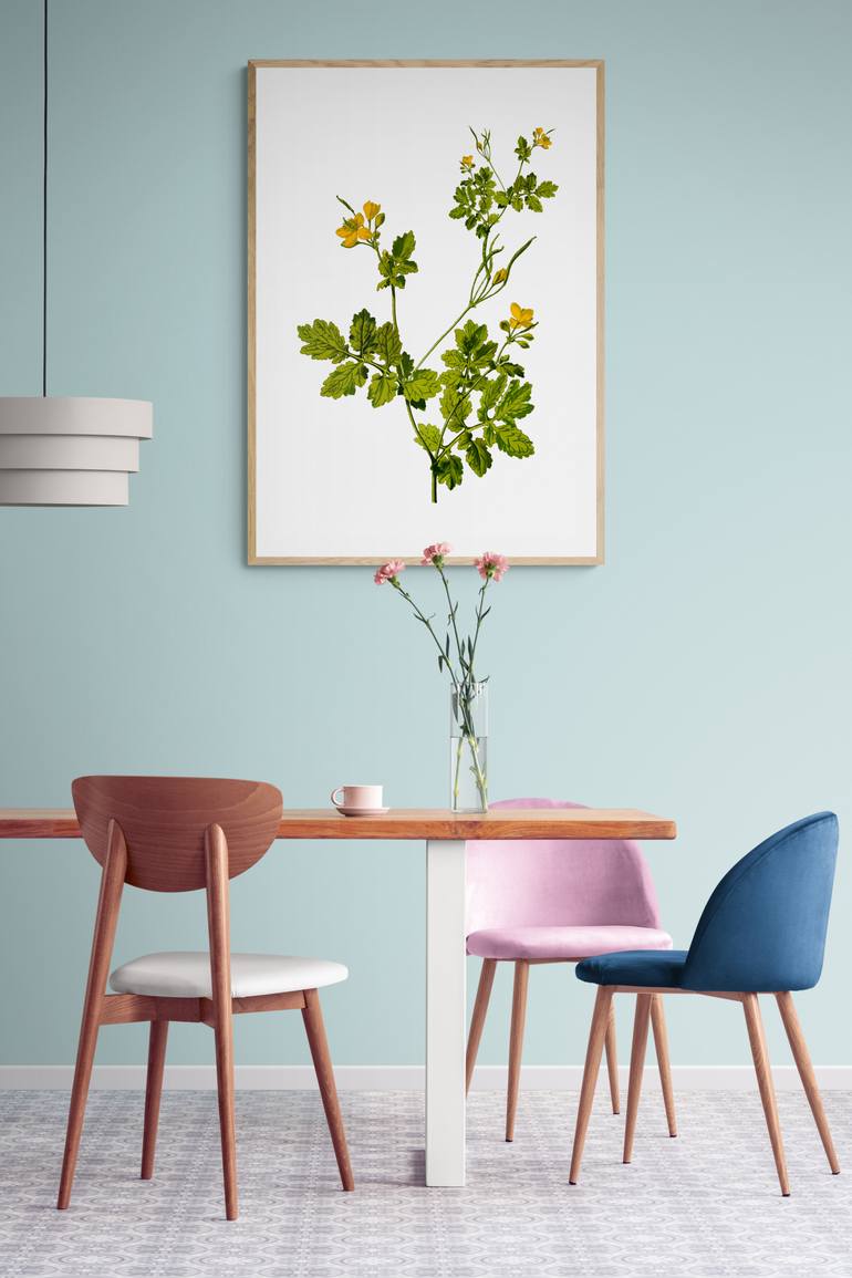 Original Abstract Botanic Digital by Mona Vayda