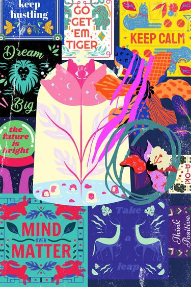 Original Abstract Popular culture Digital by Mona Vayda