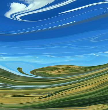 Print of Abstract Landscape Digital by Mona Vayda