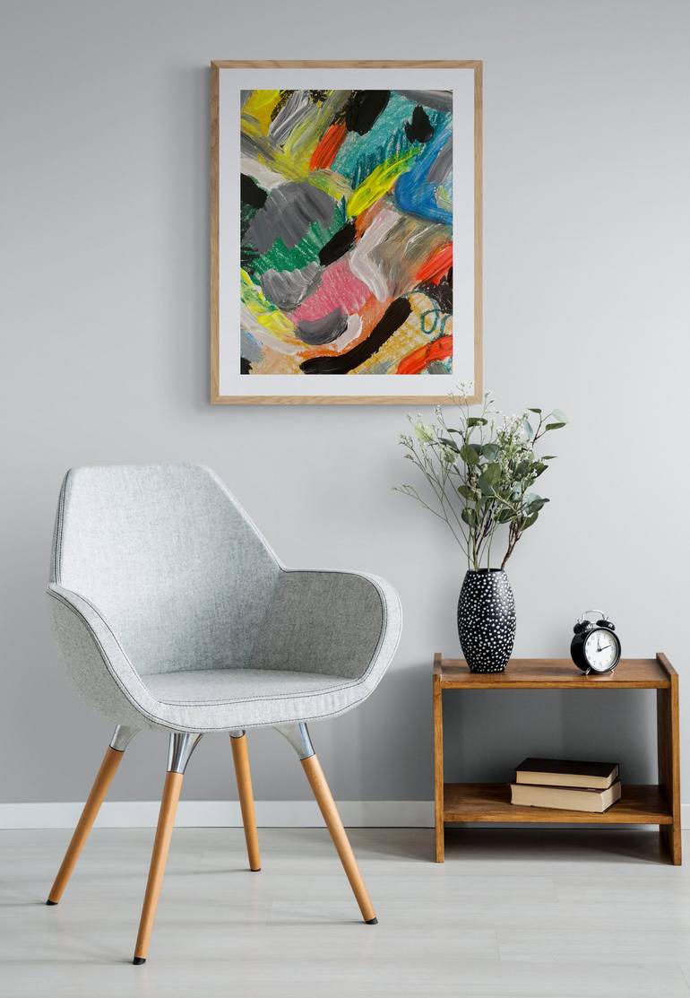 Original Abstract Painting by Mona Vayda