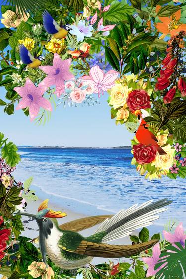 Print of Seascape Digital by Mona Vayda