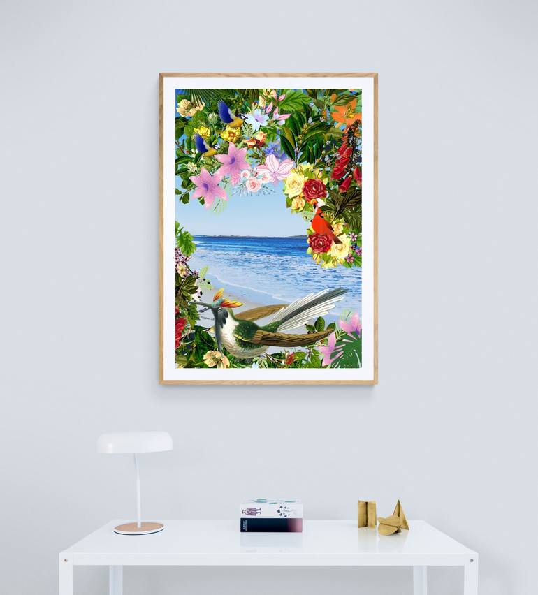 Original Abstract Seascape Digital by Mona Vayda
