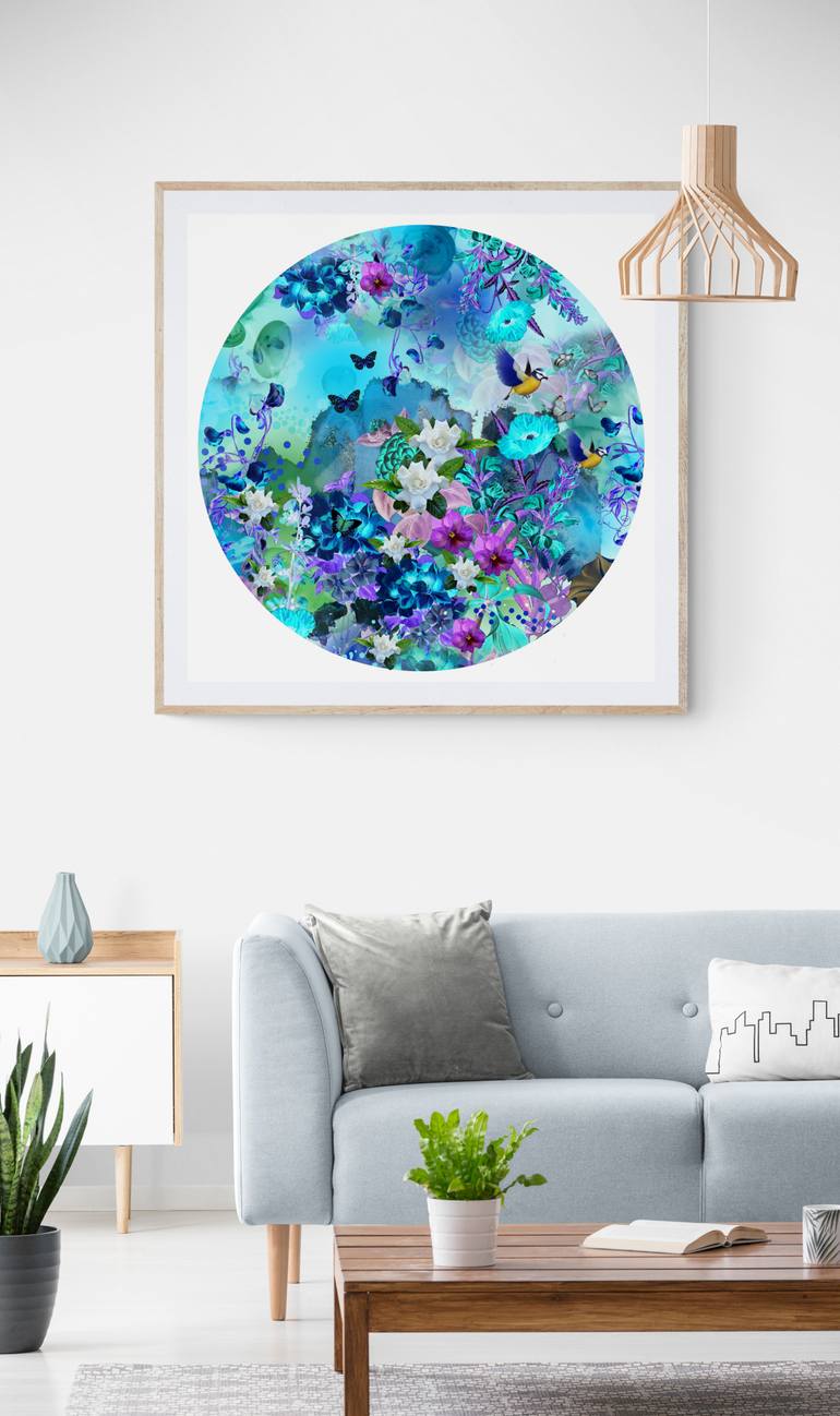 Original Abstract Nature Digital by Mona Vayda