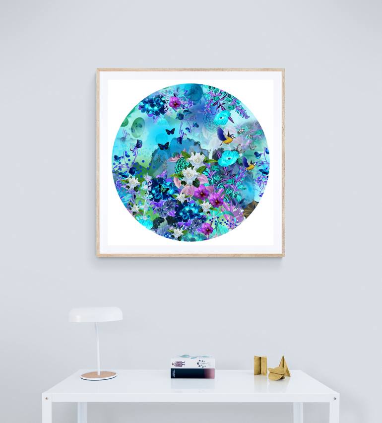 Original Abstract Nature Digital by Mona Vayda